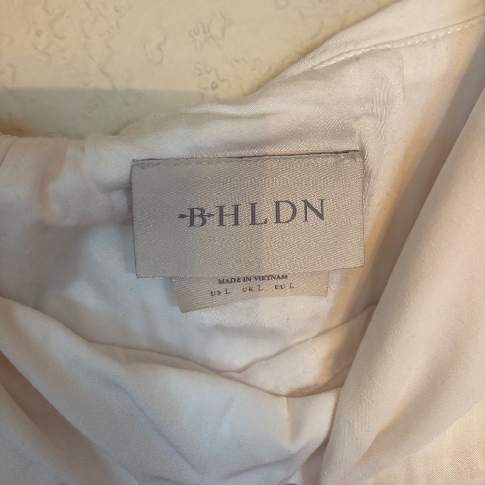 BHLDN Ingrid Off-The-Shoulder Mini Dress – Size 12 (NWT) - Picture 5 of 5
